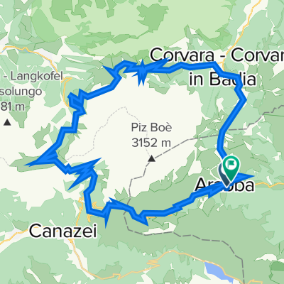 Dolomiti '22 . Route 1 - Sellaronda - klasika Dolomitov