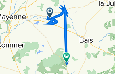 Route in der Bikemap App öffnen