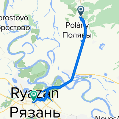 Солотчинское шоссе 13 Км, 26, Заборьевское до Семинарская улица, Рязань