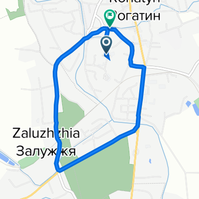 Рогатин to вулиця Липова 2а, Рогатин