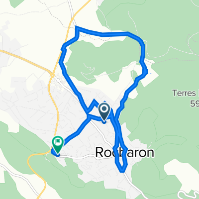 De Impasse des Mourvedres 64, Rocbaron à Chemin des Cades 91, Rocbaron
