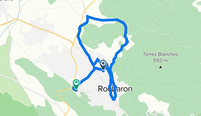 De Impasse des Mourvedres 64, Rocbaron à Chemin des Cades 91, Rocbaron
