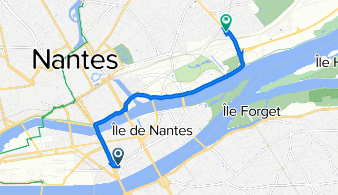 6 Rue Louis Marin, Nantes à 33 Boulevard de Doulon, Nantes