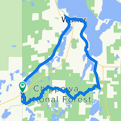 Paul Bunyan Trail, Akeley to Paul Bunyan Trail, Akeley