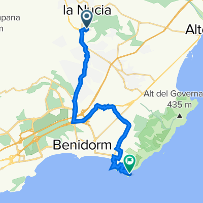 La Nucía - Punta del Cavall (Benidorm)
