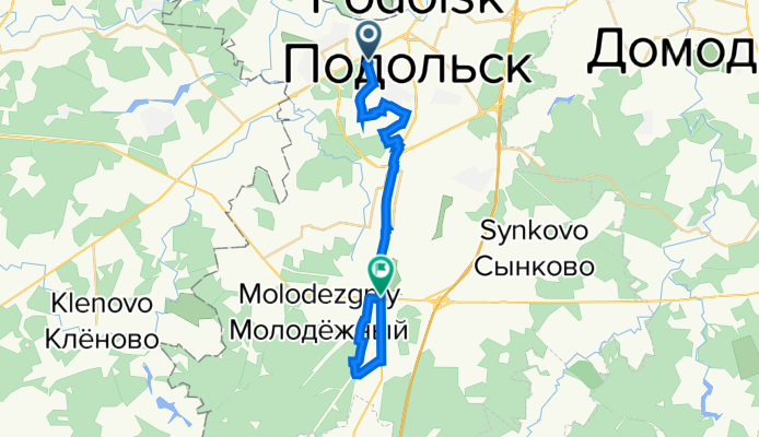 улица Гайдара, 10Б, Подольск до Симферопольское шоссе, Лаговское