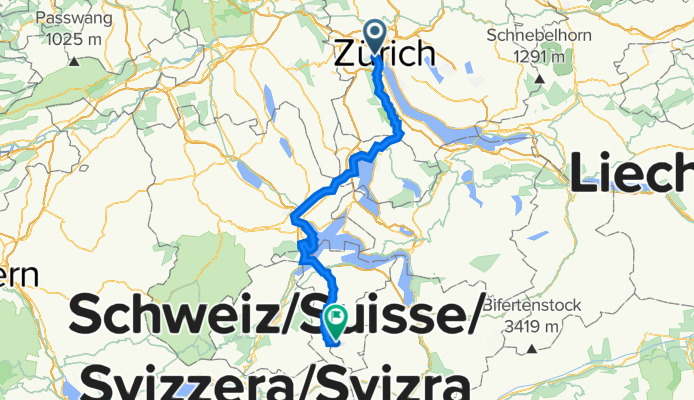 Zürich Luzern Engelberg