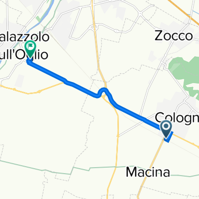 SP 17 139, Cologne à Via Luigi Einaudi 10, Pallazzolo Sull'Oglio