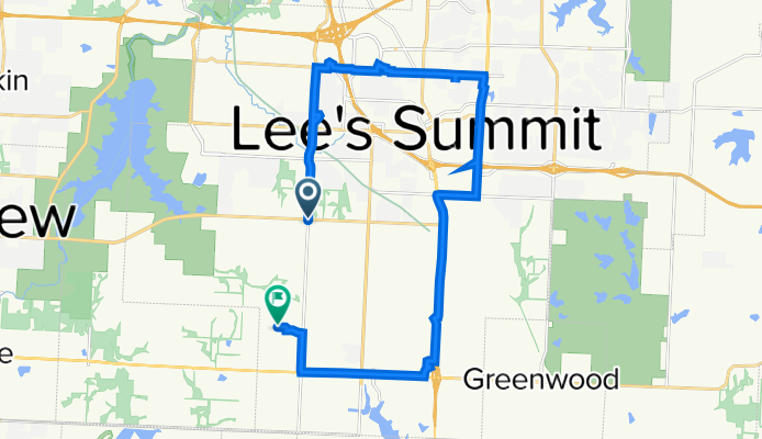 2001–2025 SW Pryor Rd, Lee's Summit to 2228 SW Morris Dr, Lee's Summit