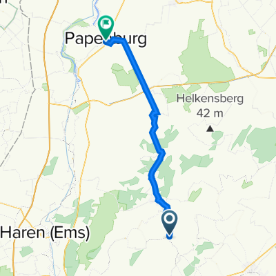 Lahner Straße, Hüven nach Hauptkanal Rechts 65, Papenburg