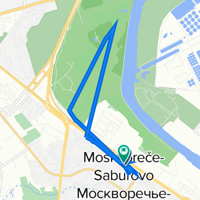 От Каширское шоссе 56, Москва до Каширское шоссе 56, Москва