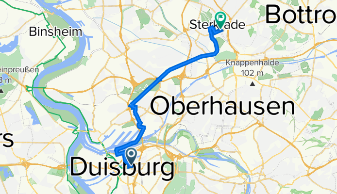 Sterkrade grüner Pfad HOAG Trasse