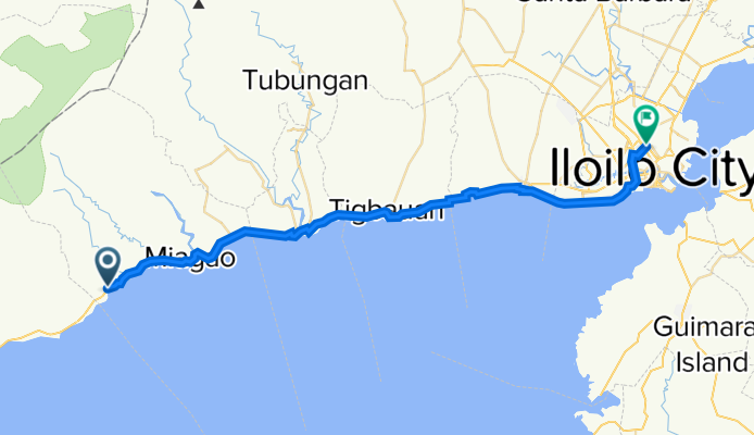 Iloilo - Antique Road South, Miagao to Jereos Street 14, Iloilo City
