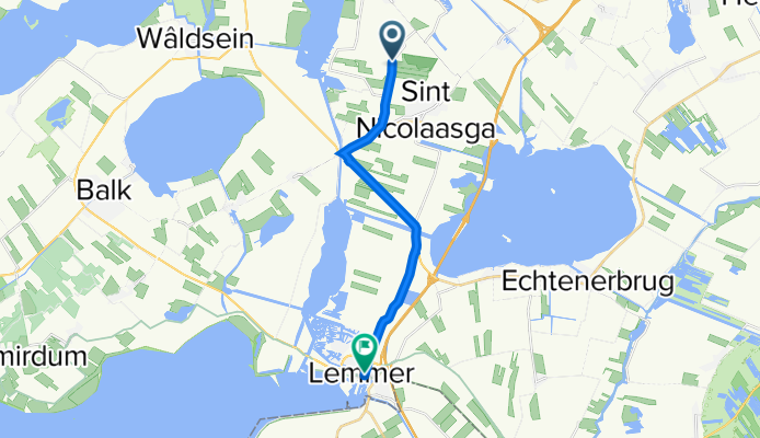 Legemeersterweg 12, Legemeer до Vissersburen 17–43, Леммер