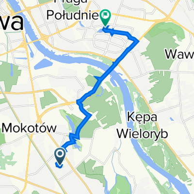 Morszyńska 55, Warszawa do gen. Bronisława Bohaterewicza 50, Warszawa