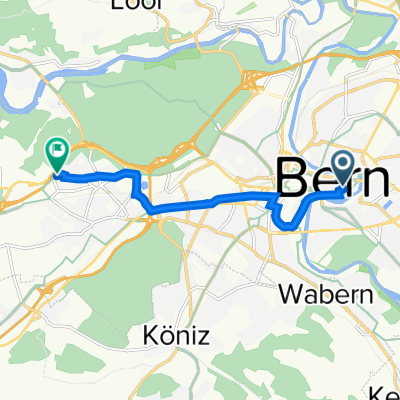 Bubenbergrain 1–7, Bern nach Waldmannstrasse 68, Bern