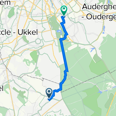 Avenue de la Libération 14, Rhode-Saint-Genèse à Avenue de l'Université 80, Ixelles