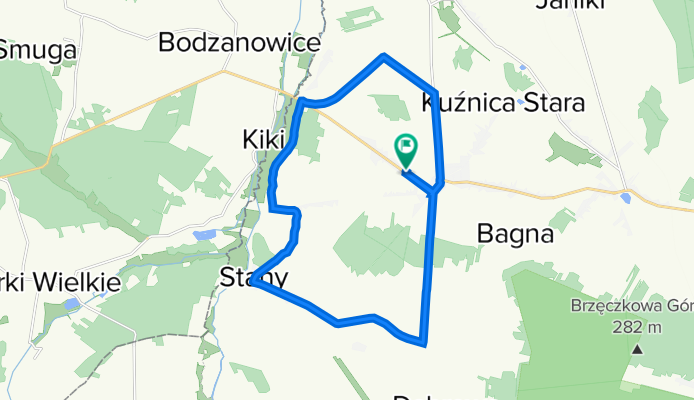 Droga Wojewódzka 494 48, Przystajń do Droga Wojewódzka 494 48, Przystajń