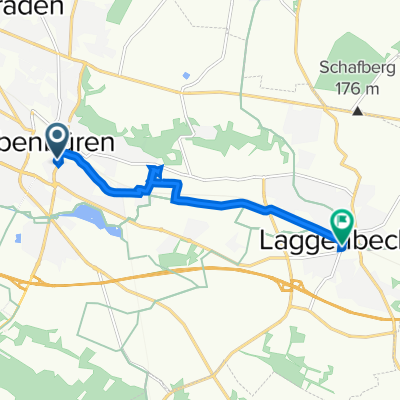 Krummacherstraße 2, Ibbenbüren nach Bocketaler Straße 7, Ibbenbüren