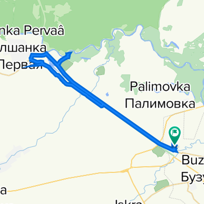 От улица Гая 89, Бузулук до Ярморочная улица 2, Бузулук