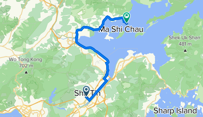 Shatin to Tai Mei Tuk