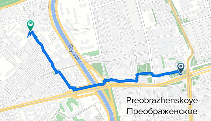 от метро