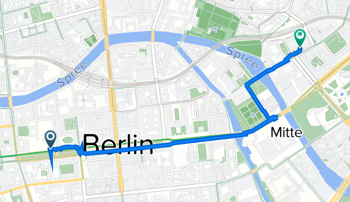 Unter den Linden 62-68, Berlin nach Litfaß-Platz 1, Berlin