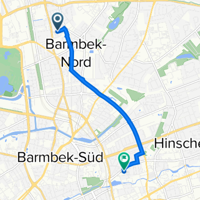 Funhofweg 4, Hamburg nach Eberhardstraße 7, Hamburg