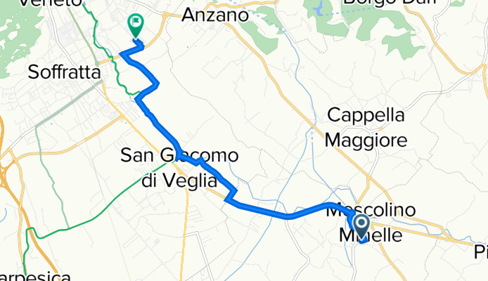 Via dei Cinti 42–44, Colle Umberto a Via Luigino de Nadai 29, Vittorio Veneto