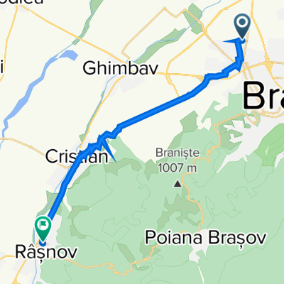 Strada Dihamului 74, Brașov nach Strada Florilor 48, Râșnov Romacril