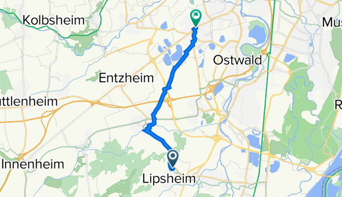 28 Rue des Roses, Lipsheim à 85 Rue du Maréchal Foch, Lingolsheim