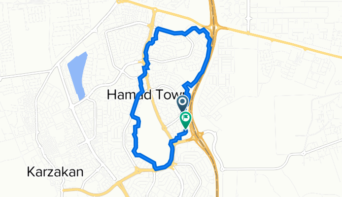 Road 608, Hamad Town to Road 623, Hamad Town