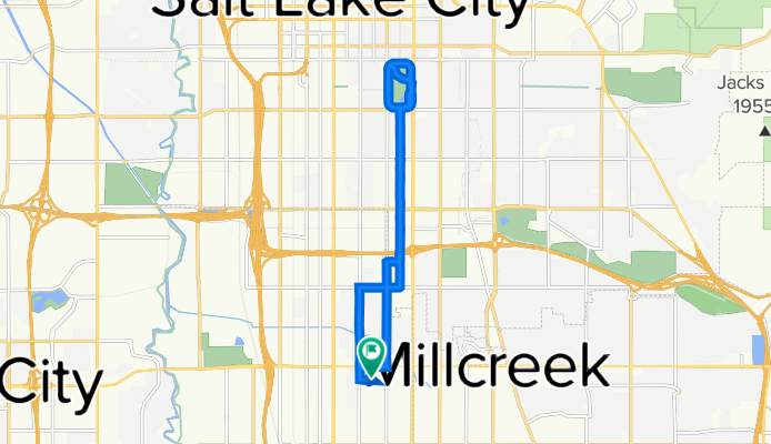 389 E Newsome Park Ln, South Salt Lake to 389 E Newsome Park Ln, South Salt Lake