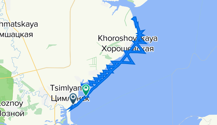 2021 День 7 Фордевинд и галсы Цимлянского водохранилища