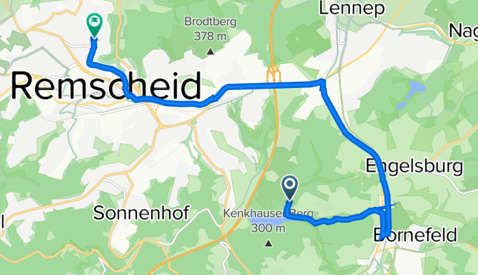 Gemütliche Route in