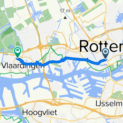Nieuwe Binnenweg 253A, Rotterdam to Riouwlaan 48, Vlaardingen
