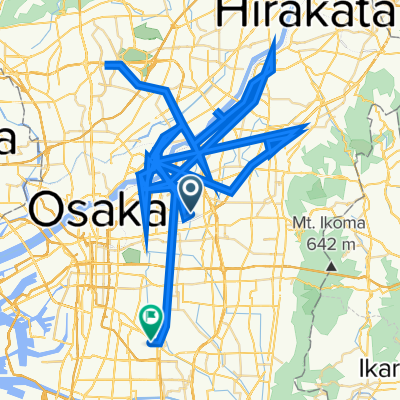 旧大枝 ２, 大阪市 to ８丁目 １０, 大阪市