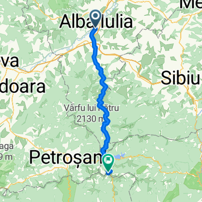 Transalpina din Alba Iulia in pasul Urdele