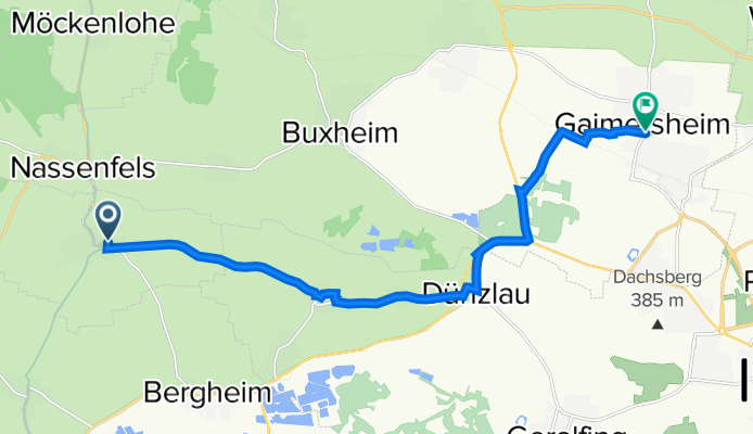 Schulweg 3, Egweil nach Martin-Ludwig-Straße 1, Gaimersheim