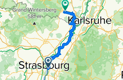 Route in der Bikemap App öffnen