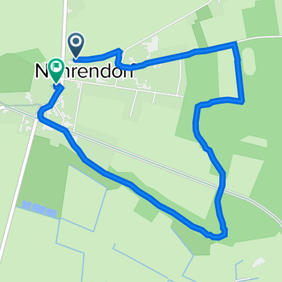 Tangsehler Weg 1–3, Nahrendorf nach Am Kirchplatz 17, Nahrendorf