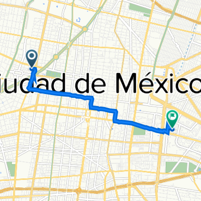 De Calle Ignacio Mariscal 24, Ciudad de México a Reterno 6 Bis 30, Ciudad de México
