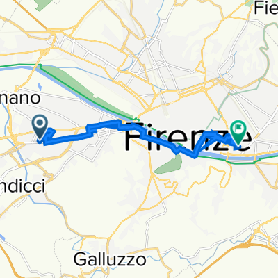 Via Bibbiena 41, Firenze a Via Frà Giovanni Angelico 36, Firenze