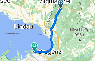 Route in der Bikemap App öffnen