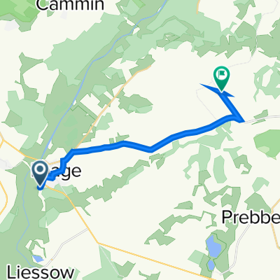 Laage, Laage nach Polchower Weg 3, Wardow