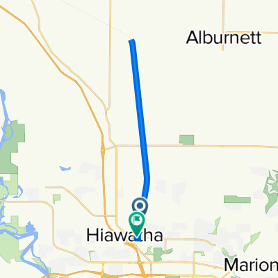 Hawkeye Drive 1515, Hiawatha to Kainz Drive 701, Hiawatha