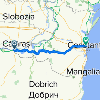 Traseu Ostrov - Constanta