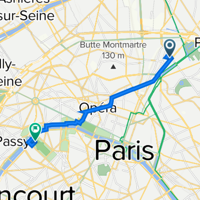 12 Rue Mathis, Paris à Avenue Gustave Eiffel, Paris