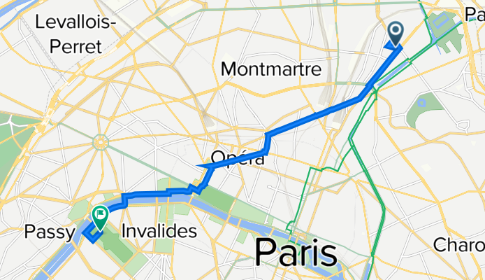 12 Rue Mathis, Paris à Avenue Gustave Eiffel, Paris