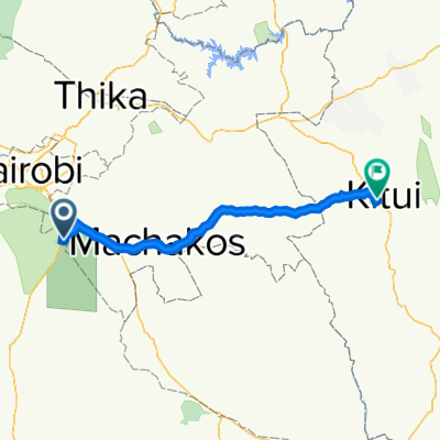 FXV4+4V6, Athi River to JXFW+X34, Kitui